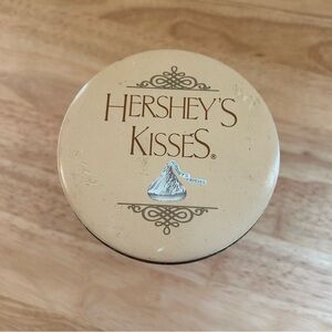 Vintage 1990 Hershey's Kisses Christmas Hometown Canister #5 Collector Candy Tin